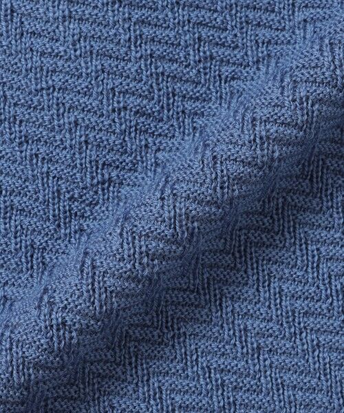 MACKINTOSH LONDON(MENS) / マッキントッシュ ロンドン 　メンズ ニット・セーター | 【WEB・一部店舗限定】ハイゲージケーブルフルジップアップニット | 詳細12