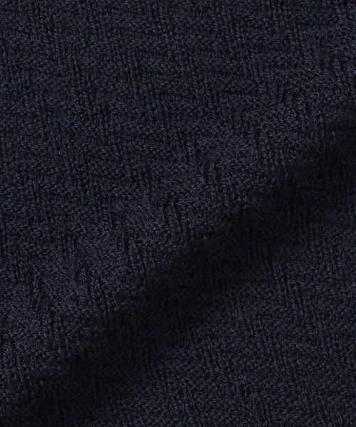 MACKINTOSH LONDON(MENS) / マッキントッシュ ロンドン 　メンズ ニット・セーター | 【WEB・一部店舗限定】ハイゲージケーブルフルジップアップニット | 詳細13