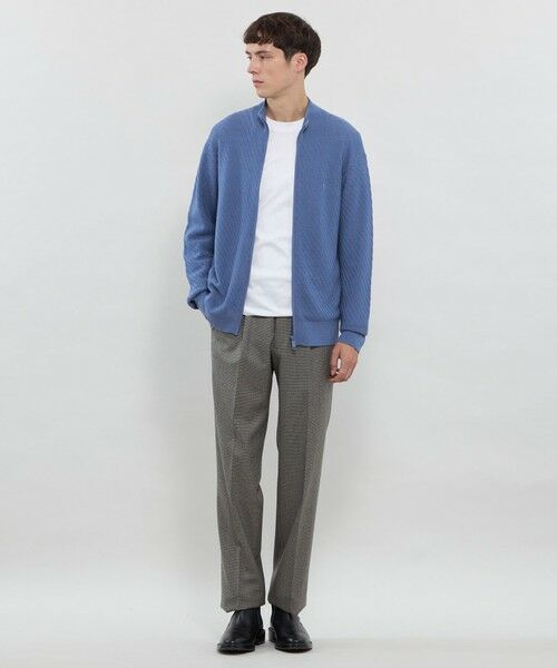 MACKINTOSH LONDON(MENS) / マッキントッシュ ロンドン 　メンズ ニット・セーター | 【WEB・一部店舗限定】ハイゲージケーブルフルジップアップニット | 詳細2