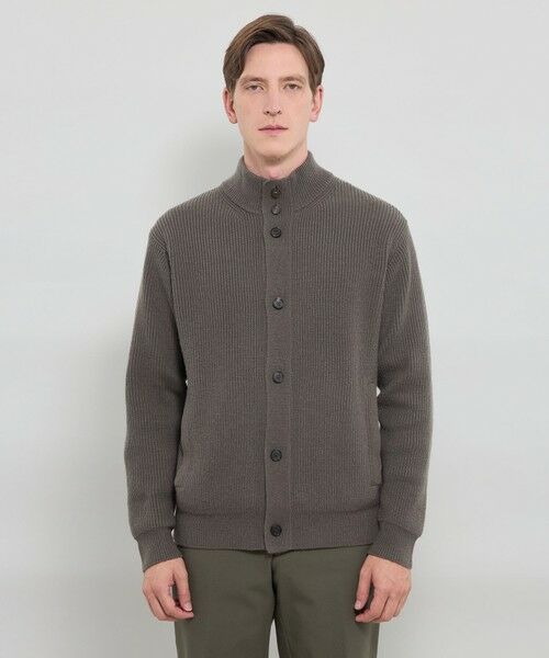 MACKINTOSH LONDON(MENS) / マッキントッシュ ロンドン メンズ ニット・セーター | 7G両畔ハイネックカーディガン | 詳細3