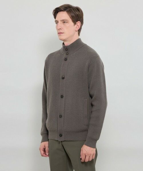 MACKINTOSH LONDON(MENS) / マッキントッシュ ロンドン メンズ ニット・セーター | 7G両畔ハイネックカーディガン | 詳細4