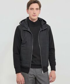 MACKINTOSH LONDON(MENS) / マッキントッシュ ロンドン 　メンズ ニット・セーター | フーデットアウターニットコンビ