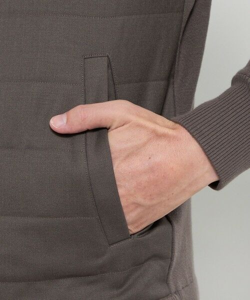 MACKINTOSH LONDON(MENS) / マッキントッシュ ロンドン 　メンズ ニット・セーター | フーデットアウターニットコンビ | 詳細6