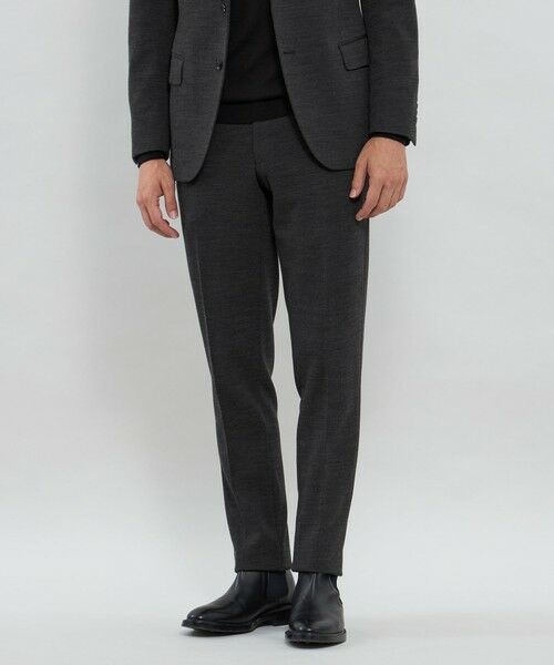 MACKINTOSH LONDON(MENS) / マッキントッシュ ロンドン メンズ その他パンツ | 【WEB・一部店舗限定】【FLEX JERSEY】マイクロチェックジャージーセットアップジャケット(チャコールグレー)