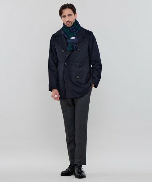 MACKINTOSH LONDON(MENS) / マッキントッシュ ロンドン 　メンズ マフラー・ショール・スヌード・ストール | 【WEB・一部店舗限定】ウールカシミヤチェックマフラー | 詳細8