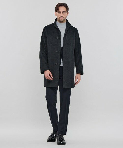MACKINTOSH LONDON(MENS) / マッキントッシュ ロンドン 　メンズ その他アウター | 【DUNFORD STAND COLLAR】ウールカシミヤビーバースタンドカラーコート | 詳細1