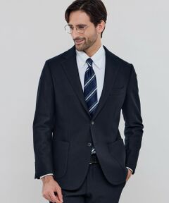 MACKINTOSH LONDON(MENS) / マッキントッシュ ロンドン 　メンズ ノーカラージャケット | 【WEB・一部店舗限定】【FLEX JERSEY】ウールメルトンジャージーセットアップジャケット