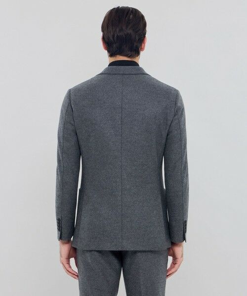 MACKINTOSH LONDON(MENS) / マッキントッシュ ロンドン メンズ ノーカラージャケット | 【WEB・一部店舗限定】【FLEX JERSEY】ウールメルトンジャージーセットアップジャケット | 詳細5