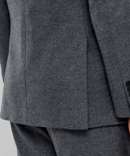 MACKINTOSH LONDON(MENS) / マッキントッシュ ロンドン メンズ ノーカラージャケット | 【WEB・一部店舗限定】【FLEX JERSEY】ウールメルトンジャージーセットアップジャケット | 詳細7