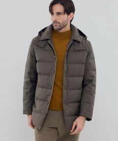 MACKINTOSH LONDON(MENS) / マッキントッシュ ロンドン 　メンズ ブルゾン | 【ELINGTON】ウールサキソニーフーデッドダウンアウター