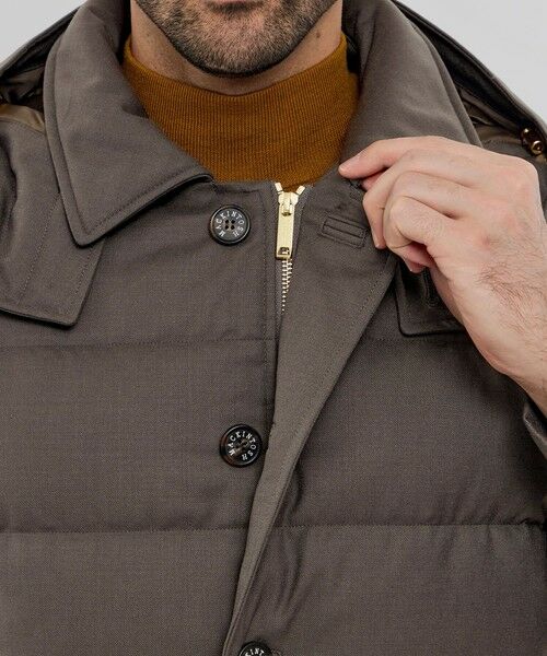 MACKINTOSH LONDON(MENS) / マッキントッシュ ロンドン 　メンズ ブルゾン | 【ELINGTON】ウールサキソニーフーデッドダウンアウター | 詳細8