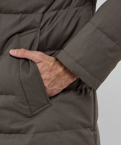 MACKINTOSH LONDON(MENS) / マッキントッシュ ロンドン 　メンズ ブルゾン | 【ELINGTON】ウールサキソニーフーデッドダウンアウター | 詳細9