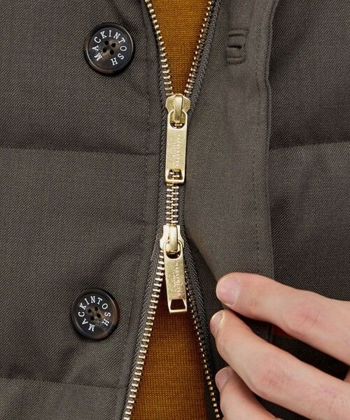 MACKINTOSH LONDON(MENS) / マッキントッシュ ロンドン 　メンズ ブルゾン | 【ELINGTON】ウールサキソニーフーデッドダウンアウター | 詳細10