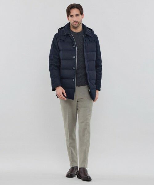 MACKINTOSH LONDON(MENS) / マッキントッシュ ロンドン 　メンズ ブルゾン | 【ELINGTON】ウールサキソニーフーデッドダウンアウター | 詳細2