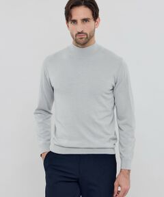 MACKINTOSH LONDON(MENS) / マッキントッシュ ロンドン 　メンズ ニット・セーター | ウールプラックスホールガーメントモックネックニット
