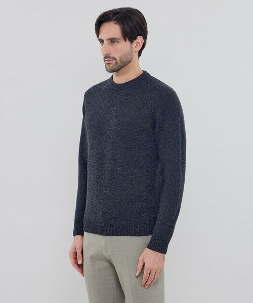 MACKINTOSH LONDON(MENS) / マッキントッシュ ロンドン 　メンズ ニット・セーター | イタリアンシェットウールクルーネックニット | 詳細6