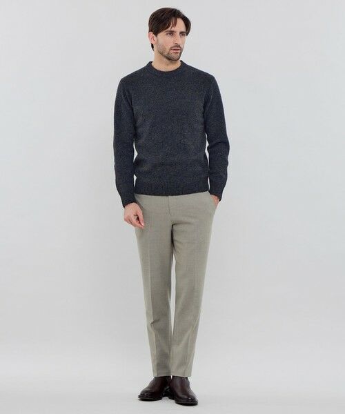 MACKINTOSH LONDON(MENS) / マッキントッシュ ロンドン 　メンズ ニット・セーター | イタリアンシェットウールクルーネックニット | 詳細1