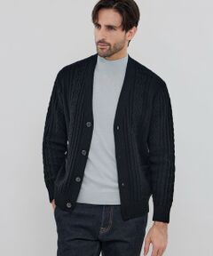 MACKINTOSH LONDON(MENS) / マッキントッシュ ロンドン 　メンズ ニット・セーター | アランニットカーディガン