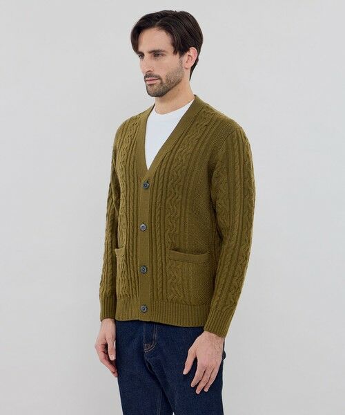 MACKINTOSH LONDON(MENS) / マッキントッシュ ロンドン 　メンズ ニット・セーター | アランニットカーディガン | 詳細4