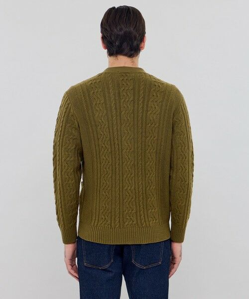 MACKINTOSH LONDON(MENS) / マッキントッシュ ロンドン 　メンズ ニット・セーター | アランニットカーディガン | 詳細5