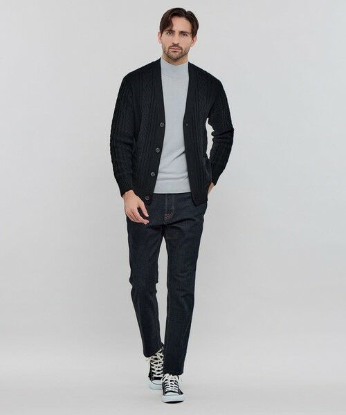 MACKINTOSH LONDON(MENS) / マッキントッシュ ロンドン 　メンズ ニット・セーター | アランニットカーディガン | 詳細1