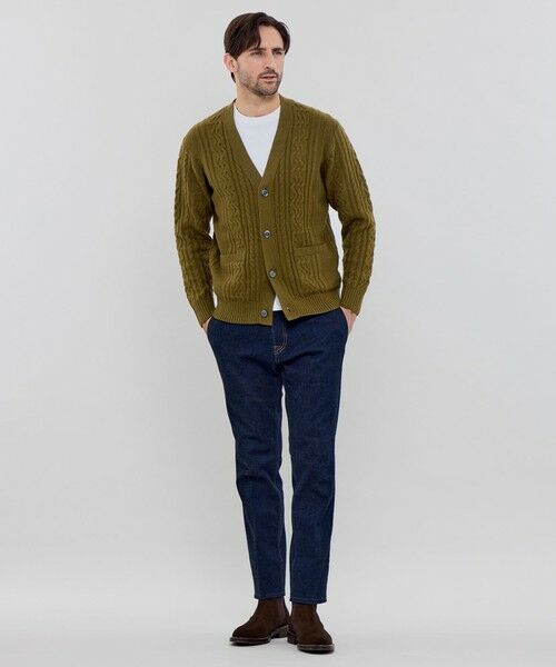 MACKINTOSH LONDON(MENS) / マッキントッシュ ロンドン 　メンズ ニット・セーター | アランニットカーディガン | 詳細2