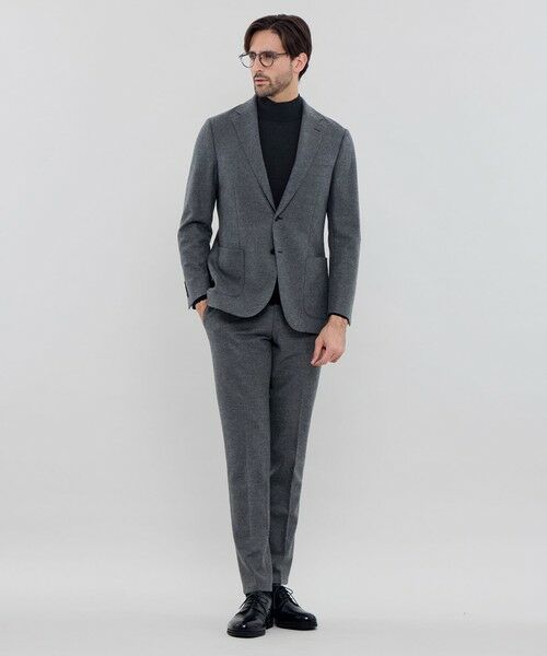 MACKINTOSH LONDON(MENS) / マッキントッシュ ロンドン メンズ その他パンツ | 【WEB・一部店舗限定】【FLEX JERSEY】ウールメルトンジャージーセットアップパンツ | 詳細1