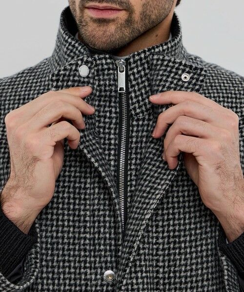 MACKINTOSH LONDON(MENS) / マッキントッシュ ロンドン 　メンズ ブルゾン | 【HEAT TWEED】【Ettrick】ヒートツイードスタンドカラーブルゾン | 詳細6