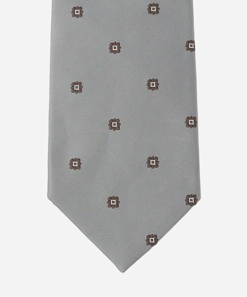 MACKINTOSH LONDON(MENS) / マッキントッシュ ロンドン 　メンズ ネクタイ | クラシックサテン花小紋ネクタイ | 詳細3