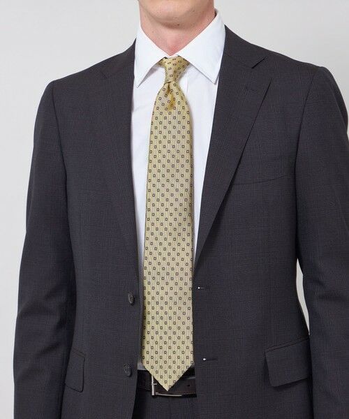 MACKINTOSH LONDON(MENS) / マッキントッシュ ロンドン 　メンズ ネクタイ | マイクロ綾目小紋ネクタイ | 詳細1