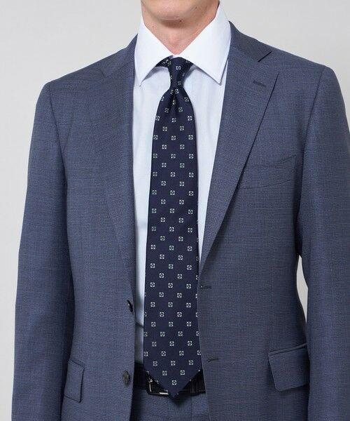 MACKINTOSH LONDON(MENS) / マッキントッシュ ロンドン 　メンズ ネクタイ | サテン花小紋ネクタイ | 詳細1