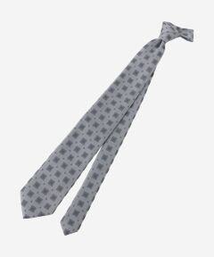 MACKINTOSH LONDON(MENS) / マッキントッシュ ロンドン 　メンズ ネクタイ | ジオメトリック綾目小紋ネクタイ