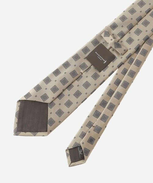 MACKINTOSH LONDON(MENS) / マッキントッシュ ロンドン 　メンズ ネクタイ | ジオメトリック綾目小紋ネクタイ | 詳細2