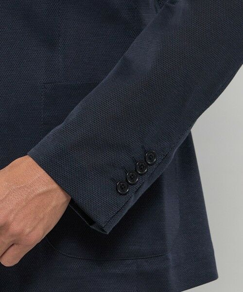 MACKINTOSH LONDON(MENS) / マッキントッシュ ロンドン メンズ ノーカラージャケット | 【FLEX JERSEY】ハイツイストジャージージャケット | 詳細7