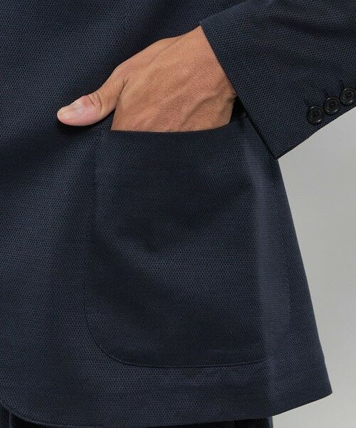 MACKINTOSH LONDON(MENS) / マッキントッシュ ロンドン メンズ ノーカラージャケット | 【FLEX JERSEY】ハイツイストジャージージャケット | 詳細8