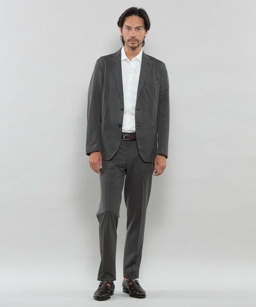 MACKINTOSH LONDON(MENS) / マッキントッシュ ロンドン メンズ ノーカラージャケット | 【FLEX JERSEY】ハイツイストジャージージャケット | 詳細1