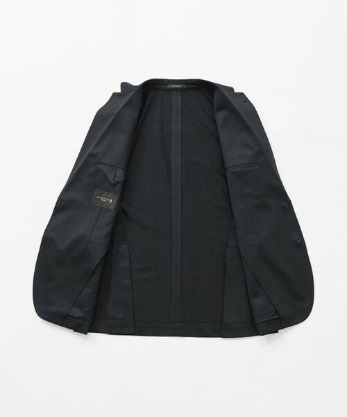 MACKINTOSH LONDON(MENS) / マッキントッシュ ロンドン メンズ ノーカラージャケット | 【FLEX JERSEY】ハイゲージジャカードグレンチェックセットアップジャケット | 詳細10