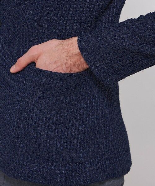 MACKINTOSH LONDON(MENS) / マッキントッシュ ロンドン 　メンズ ノーカラージャケット | ハニカムニットジャケット | 詳細6