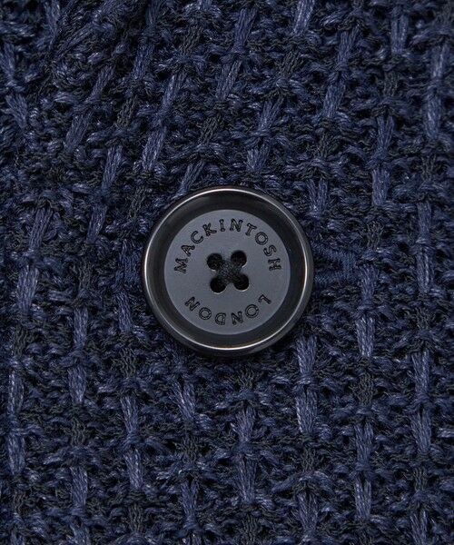 MACKINTOSH LONDON(MENS) / マッキントッシュ ロンドン 　メンズ ノーカラージャケット | ハニカムニットジャケット | 詳細8