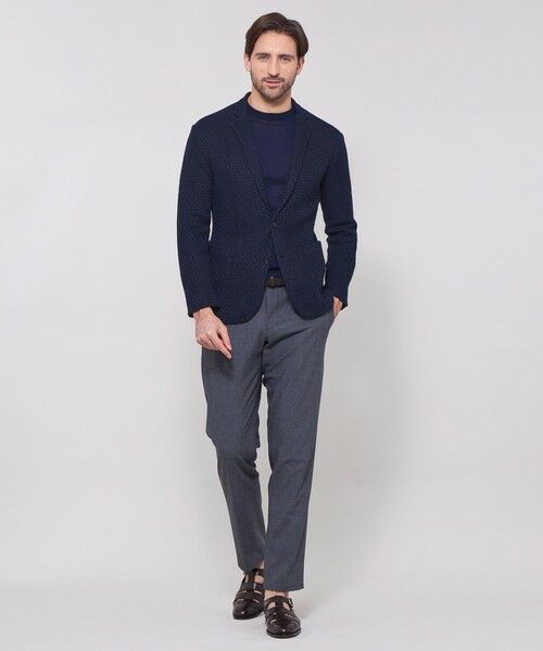 MACKINTOSH LONDON(MENS) / マッキントッシュ ロンドン 　メンズ ノーカラージャケット | ハニカムニットジャケット | 詳細2