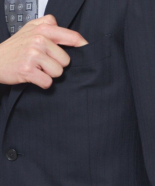 MACKINTOSH LONDON(MENS) / マッキントッシュ ロンドン メンズ セットアップ | 【NEW BRIDGE】【DORMEUIL/ドーメル】シャドーストライプスーツ | 詳細6