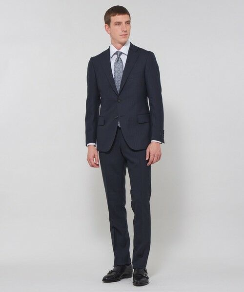 MACKINTOSH LONDON(MENS) / マッキントッシュ ロンドン メンズ セットアップ | 【NEW BRIDGE】【DORMEUIL/ドーメル】シャドーストライプスーツ | 詳細1