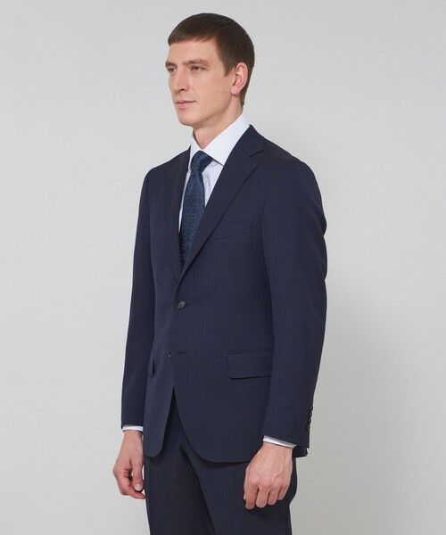 MACKINTOSH LONDON(MENS) / マッキントッシュ ロンドン 　メンズ セットアップ | 【NEW BRIDGE】Super110's ヘリンボーンスーツ | 詳細3