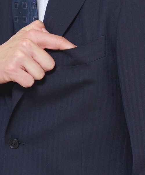 MACKINTOSH LONDON(MENS) / マッキントッシュ ロンドン 　メンズ セットアップ | 【NEW BRIDGE】Super110's ヘリンボーンスーツ | 詳細6