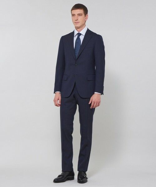 MACKINTOSH LONDON(MENS) / マッキントッシュ ロンドン 　メンズ セットアップ | 【NEW BRIDGE】Super110's ヘリンボーンスーツ | 詳細1