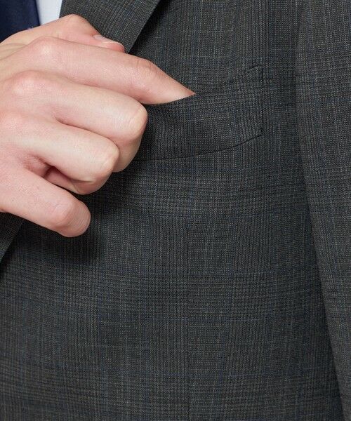 MACKINTOSH LONDON(MENS) / マッキントッシュ ロンドン 　メンズ セットアップ | 【NEW BRIDGE】Super110's コンビネーションチェックスーツ | 詳細6