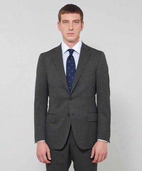 MACKINTOSH LONDON(MENS) / マッキントッシュ ロンドン 　メンズ セットアップ | 【NEW BRIDGE】Super110's コンビネーションチェックスーツ | 詳細2