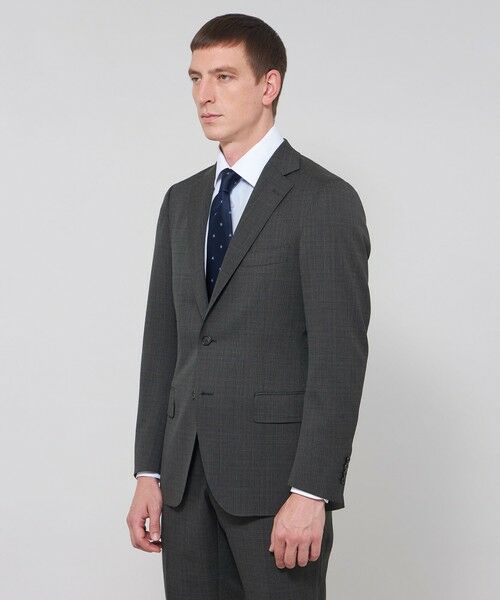 MACKINTOSH LONDON(MENS) / マッキントッシュ ロンドン 　メンズ セットアップ | 【NEW BRIDGE】Super110's コンビネーションチェックスーツ | 詳細3