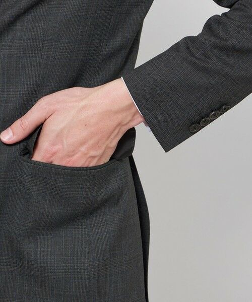 MACKINTOSH LONDON(MENS) / マッキントッシュ ロンドン 　メンズ セットアップ | 【NEW BRIDGE】Super110's コンビネーションチェックスーツ | 詳細7
