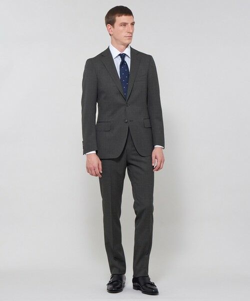 MACKINTOSH LONDON(MENS) / マッキントッシュ ロンドン 　メンズ セットアップ | 【NEW BRIDGE】Super110's コンビネーションチェックスーツ | 詳細1